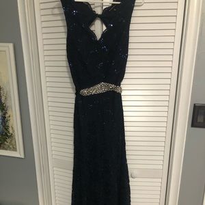 Navy blue shimmery  dress!